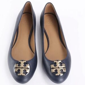 EUC Tory Burch Claire Ballet Leather Flats